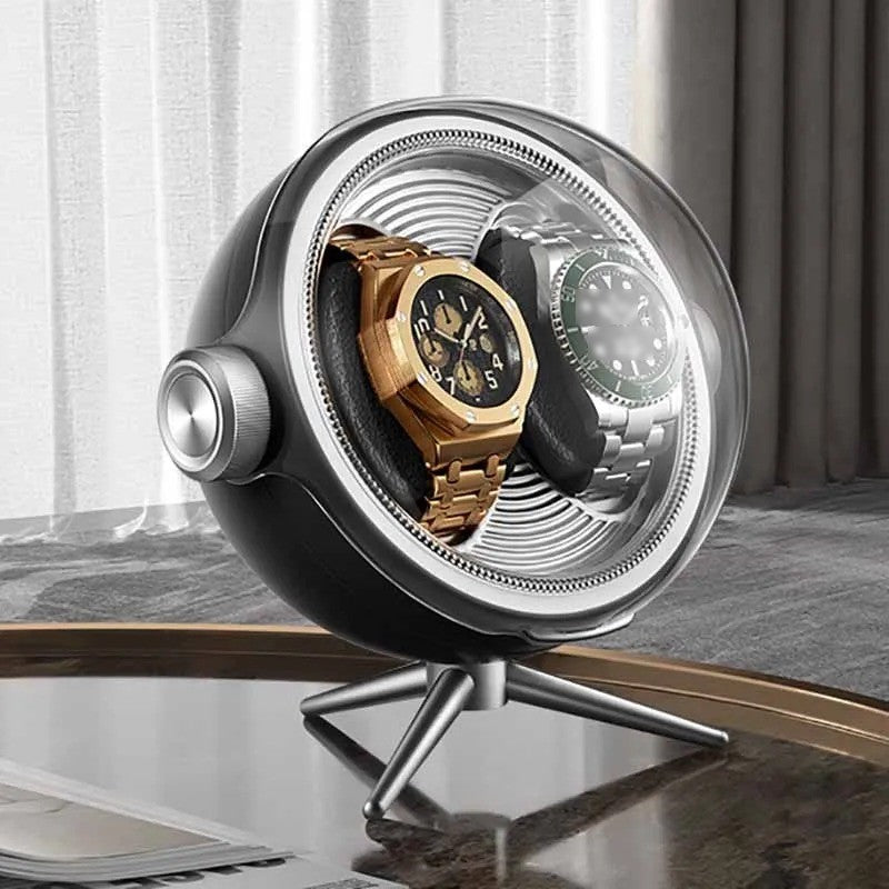 Remontoir Trépied 2 montres, finition noire #Couleur_Noir